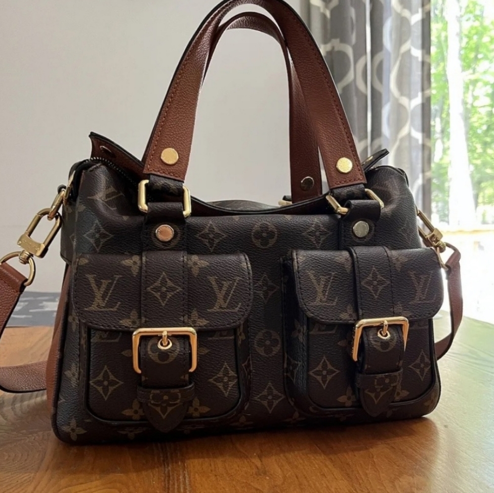 Louis Vuitton Manhattan NM 2-way handbag (brown)